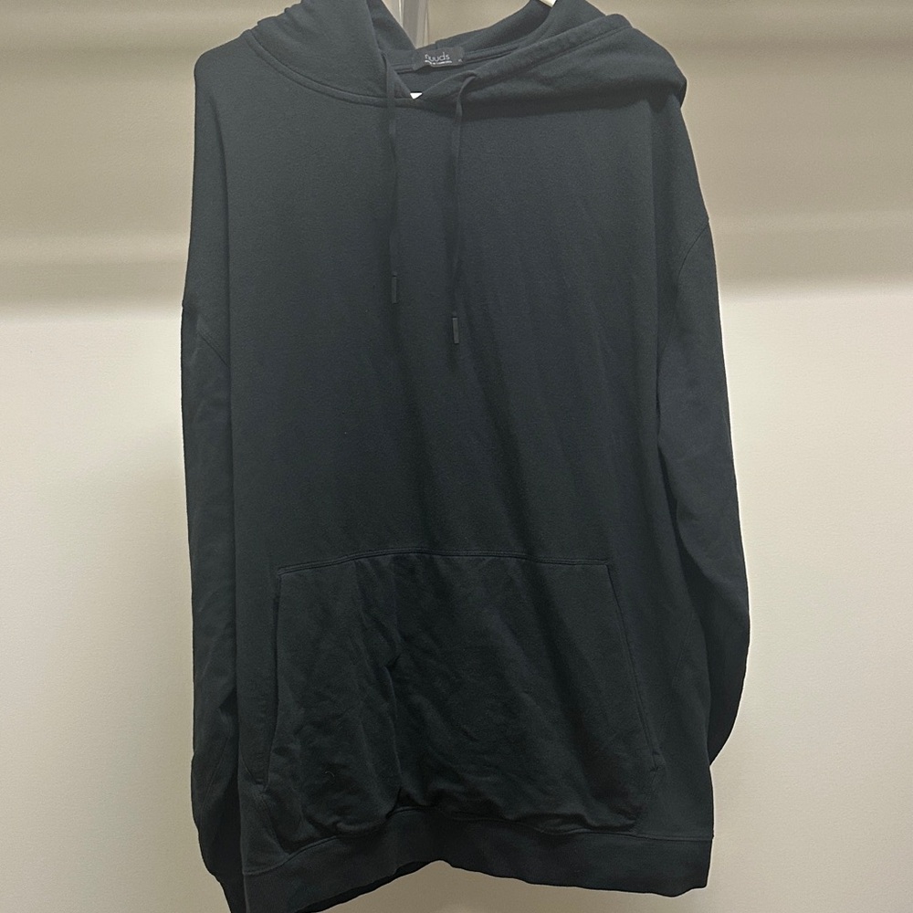 nuuds Men's Black Hoodie Sweater